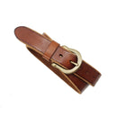 Luxury Genuine Leather Men Copper Buckle Jeans Casual Belts Cowboy Waistband Male Designer Tactical belt