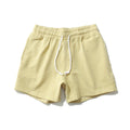 Pure Cotton Vertical Striped Men's shorts Summer Casual Length Pants