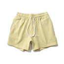Pure Cotton Vertical Striped Men's shorts Summer Casual Length Pants