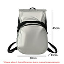 High quality Waterproof Mens Backpack Designer Silver Glassy School Bag Urban Teenage Girls Rucksack