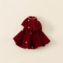 Children Dress Pearl Red Dress Princess Dresses Performance Dress Kids Dresses for Girls Kids Clothes