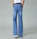 Men's Straight Leg Jeans High Waisted Thin Loose Casual Pants