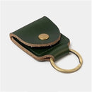 Designer Mini Handmade Personalized Leather Key Chain with Coin Strap