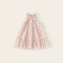 Pink floral dress on a white background, Obroi
