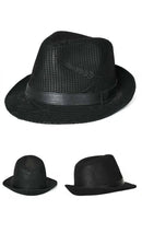Men top hat made of genuine leather retro French spring and autumn