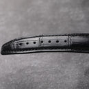 Handmade Strap 20MM 21MM 22MM Black Genuine Leather Soft Genuine Leather Strap for Mark Pilot Men's