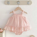 Summer 0-24M Children Clothes Baby Girls Romper Embroidery Toddler Baby Girls Jumpsuit