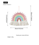 Nordic Rainbow Home Children's Room Decoration Pendant Woven Rainbow Hanging Wall Hanging Pendant