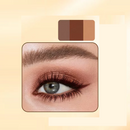 Three-Color Eyeshadow Stick,Eyeshadow Stick, Waterproof and Long-Lasting Pearlescent Metallic Eyeshadow