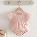 Summer 0-24M Children Clothes Baby Girls Romper Embroidery Toddler Baby Girls Jumpsuit