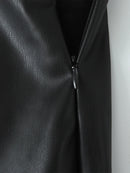 Women Autumn Street Style Side Zipper Mini Skirts Sexy Slim Mid Waist Chic Black Short Skirt