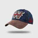 Outdoor Men's Baseball Cap Washed Soft Top Snapback Hat Embroidery