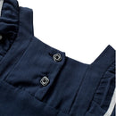 Princess Baby Girls Romper Bow Ruffles Jumpsuit Birthday Party Toddler Girls Clothes Costumes