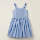 Kids Dresses for Girs Summer Clothes Sleeveless Cartoon Flowers Dresses Kids Children's Clothing