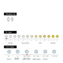 Ring for Women Men Marquise Cut Rings for Engagement Promise Anniversary