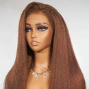 Wigs Human Hair Wigs Preplucked Kinky Straight Glueless Wig Human Hair Pre Cut Wig
