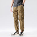 Spring Autumn Cargo Pants For Men Loose-fit Casual Cargo Pants