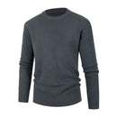 Men's Casual Classic O-neck Pullovers Men Solid England Style Knitted Sweater