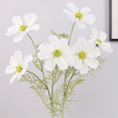 6Pc Hand Feel Gesang Flower Real Touch Artificial Flowers Cosmos for Home Desktop Decoration Bridal Bouquet Wedding Party Floral