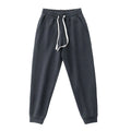 Autumn Thick Knitted Sweatpants Men's Casual Ankle-tied Pants