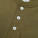 Classical Cotton T-Shirts Men's Solid Basic Knitted Tops Casual Vintage Henry Tees Male Summer