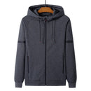 Spring autumn Jacket Hoodie Men Thick Casual