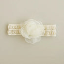 Princess Lace Florwers Bowknot Baby Headbands Elastic Girl Hair Bands Newborn Infant Accessories