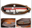 Genuine Leather Men Clutch Wallet Male Vintage Style Handbag Zipper Leather