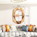 Wall Mirror Modern Irregular Accent Mirror Artistic Decor