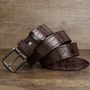 Luxury Design Men Belt Genuine Leather Individuality Pin Buckle Jeans Belts For Men's