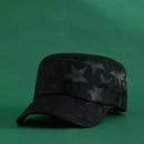 Men Military Cap Summer Autumn Casual Cadet Hat Flat Top Caps Adjustable