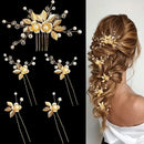 Crystal Luxury Hair Sweet Romantic Women Bride Wedding Accessories Jewelry Hair Clip Hair Comb Set