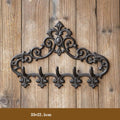 Retro Cast Iron Hooks Outdoor Creative Decoration Clothes Hooks for Courtyard Gardens Wall Clothes Key Hooks