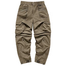 Spliced Cargo Pants Man Outdoor Sport Tactical Detachable Quick-dry Pants