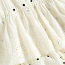 Infant Baby Girls Jumpsuits Fashion Lace Skirt Short Sleeve Romper Dress Bodysuits Children Playsuit Clothing