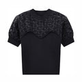 Elegant Lace Crochet Hollow T-shirt Women Thin Knitted Summer Casual All Match