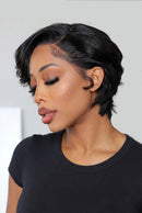 Short Lace Front Pixie Cut Wig Human Hair Wigs Natural Color Pixie Cut Wig Pre Plucked BOB Wig Human Hair