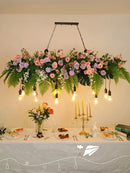 Creative Retro Garden Restaurant Pendant Light Simple Pastoral Industrial Style Tavern Simulation Green Plant Chandelier