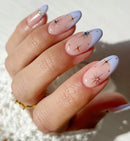 Hand Press On Nail Art Almond Portable Short Nails Girls Handmade Nails