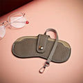 Portable Glasses Bag Soft Leather Sunglasses Pouch Slim Glasses Case Holder Glasses Travel Sunglasses Pouch