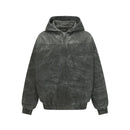 Hooded Cargo Jacket Men Washed Distressed Retro Safari Style Outerwear Man