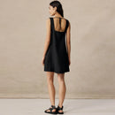 Linen Dresses For Women Vintage Sleeveless Back Bandage Summer Dress Birthday Party Mini Dress Beach Sundress
