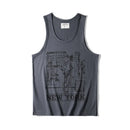 Summer Retro Sleeveless T-shirt Men's Cotton Washed Casual Vest