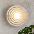 Round Circle Wall Lamp Corridor Sconce Retro Bedroom Bedside Decor