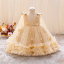 New 0-6-year-old girl children children's clothing baby one-year-old birthday party dresses