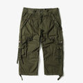 Green cargo pants on a white background, Obroi