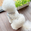 Princess Dress Dog Summer Floral Clothes Pomeranian Beautiful Pullover Sweet Puppy Skirt Dog Stuff