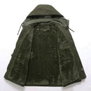 Men Jackets Winter Hooded Long Warm Parkas Fleece Down Jackets