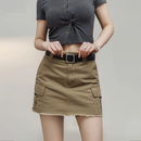 Summer Skirt for Women High-waisted Skirt Basics Versatile Skirt
