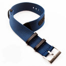 Canvas and Leather Watch Strap, Soft Nylon Replacement Band, 20mm and 22mm